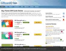 Tablet Screenshot of giftcardcabin.com